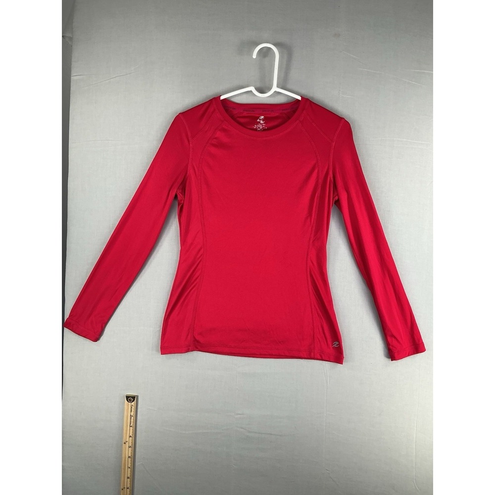 Energy Zone Speed Dri Red Athletic Long Sleeve Shirt Women's S 4/5